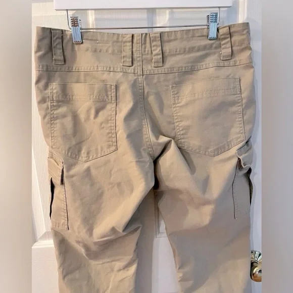 LAPG Tan Ops Tactical Pants sz 12 Lightweight Utility Cargo Trousers EUC - Picture 6 of 8